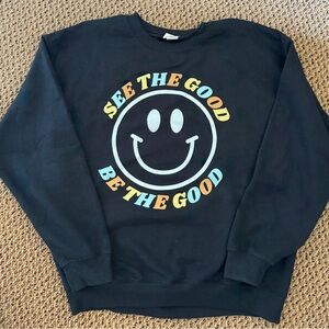 smiley sweatshirt